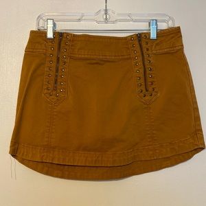 free people mini skirt with studs